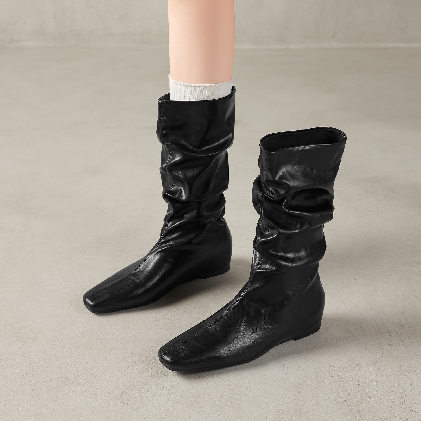 Ботинки ZHR Женские высокие сапоги на колено - изображение 4