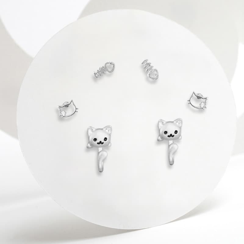 Серьги Серьги-гвоздики Ringlove из сплава женские - изображение 2