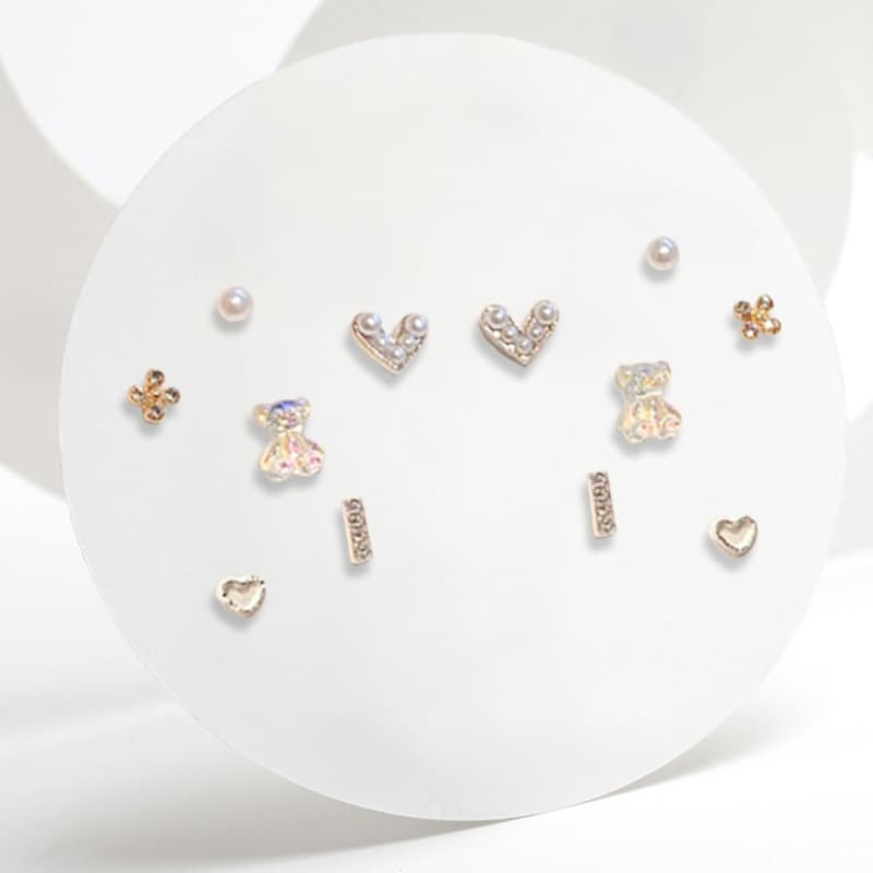 Серьги Серьги-гвоздики Ringlove из сплава женские - изображение 3