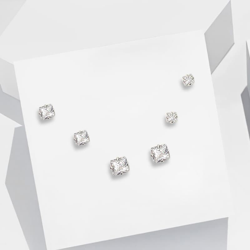 Серьги Серьги-гвоздики Ringlove из сплава женские - изображение 3