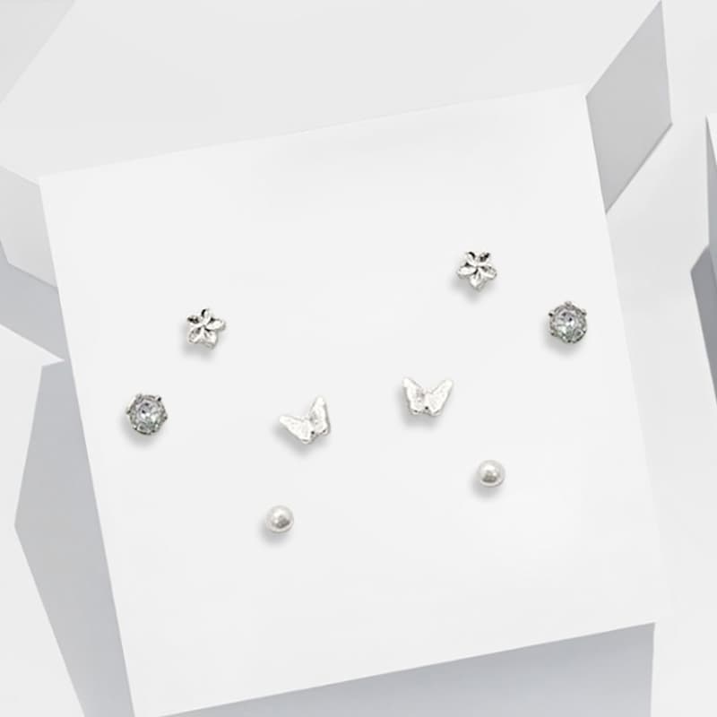 Серьги Серьги-гвоздики Ringlove из сплава женские - изображение 2