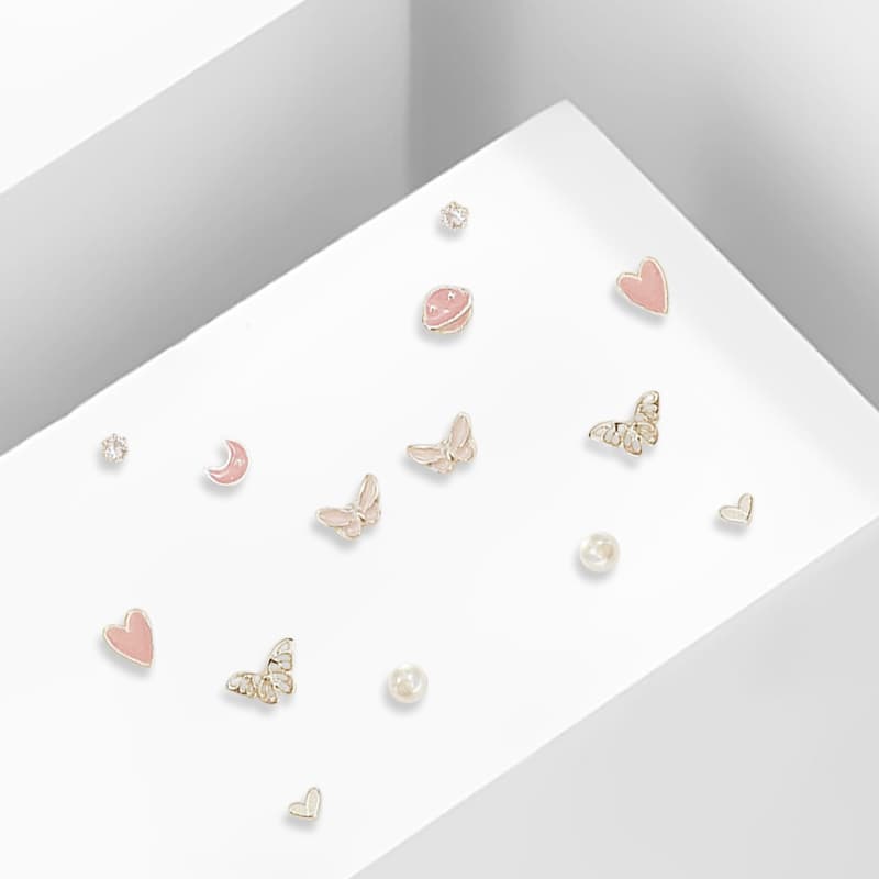 Серьги Серьги-гвоздики Ringlove из сплава женские - изображение 2