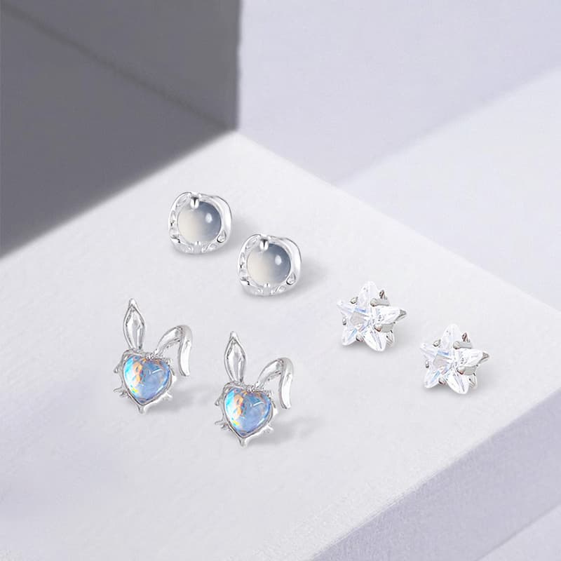 Серьги Серьги Ringlove с цирконием для женщин - изображение 2