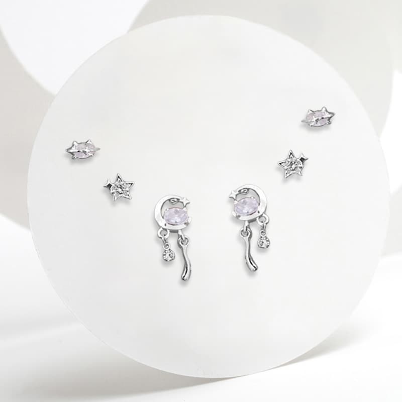 Серьги Серьги-гвоздики Ringlove из сплава женские - изображение 3