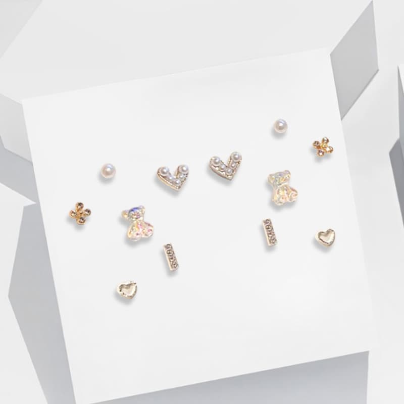 Серьги Серьги-гвоздики Ringlove из сплава женские - изображение 2