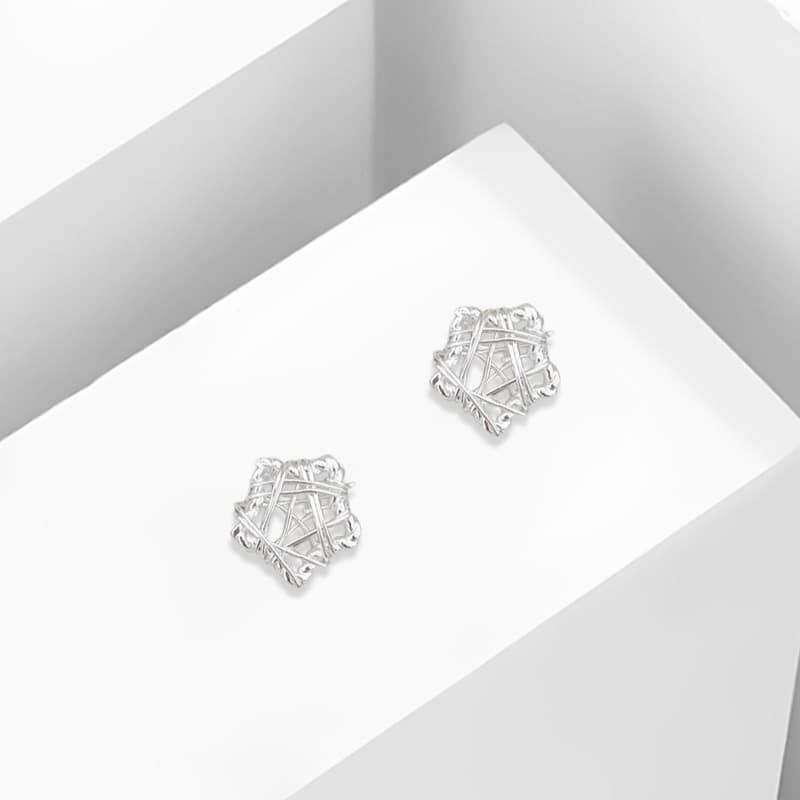 Серьги Серьги-гвоздики Ringlove из сплава женские - изображение 2