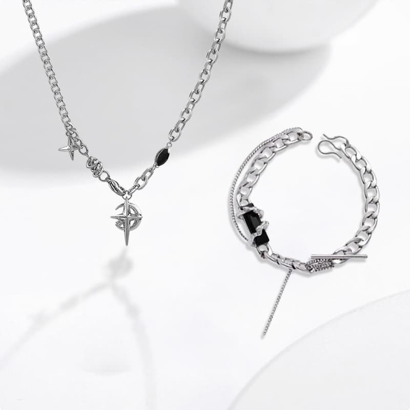 Ожерелье Ringlove ZIRCONIUM Титановое стальное ожерелье унисекс - изображение 2
