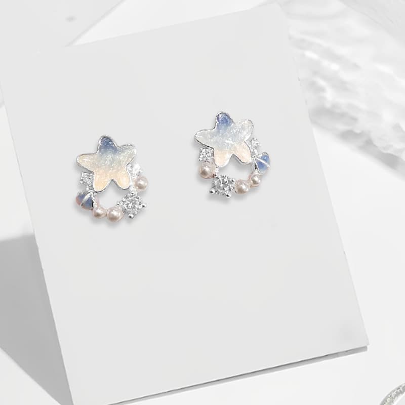 Серьги Серьги-гвоздики Ringlove из сплава женские - изображение 2