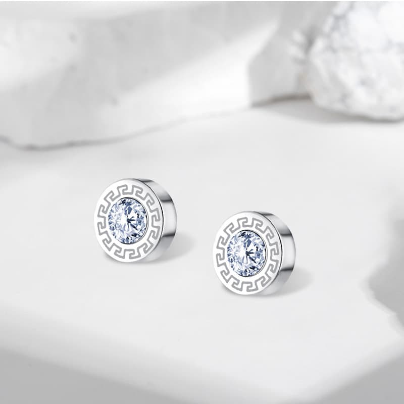 Серьги Серьги-гвоздики Ringlove из титановой стали унисекс - изображение 2