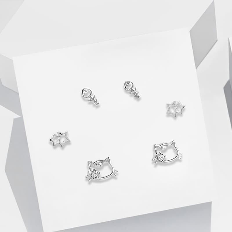 Серьги Серьги-гвоздики Ringlove из сплава женские - изображение 3