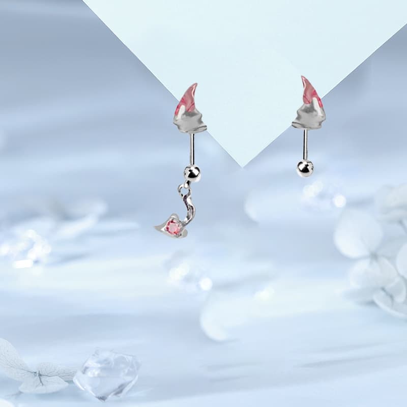 Серьги Серьги-гвоздики Ringlove из сплава унисекс - изображение 3