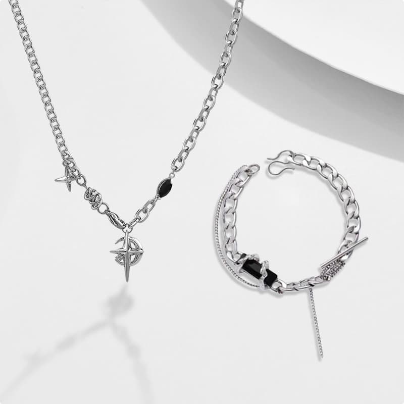 Ожерелье Ringlove ZIRCONIUM Титановое стальное ожерелье унисекс - изображение 3