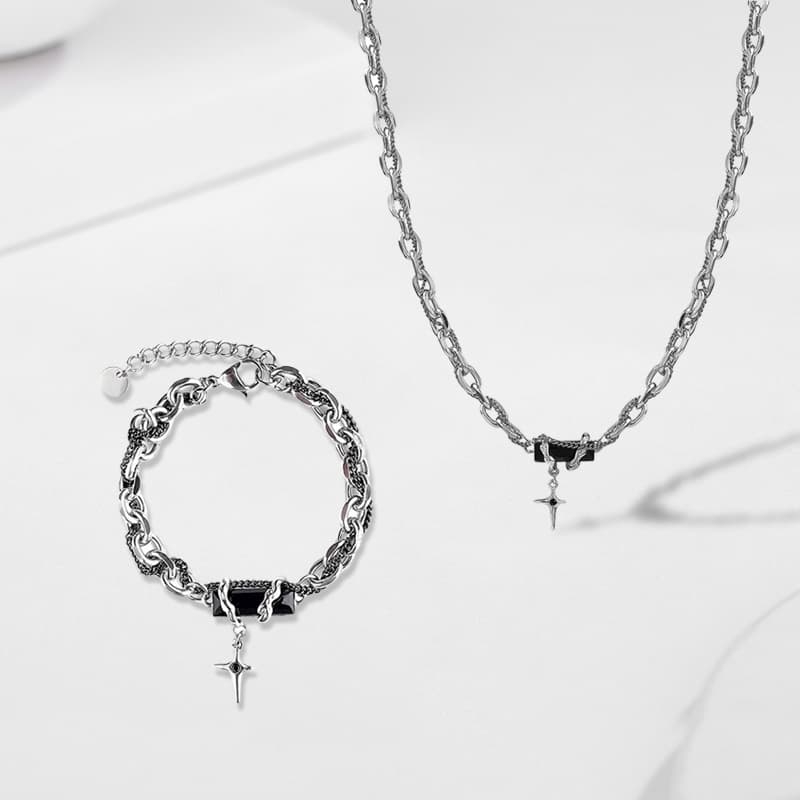 Ожерелье Ringlove Циркон Сплав Ожерелье Унисекс - изображение 2