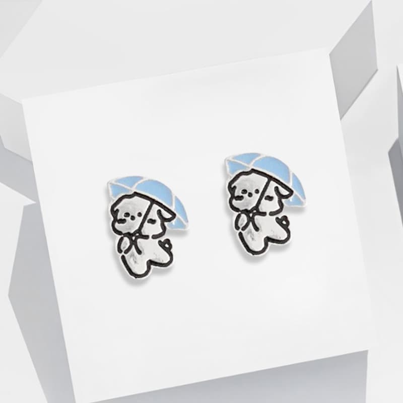 Серьги Серьги-гвоздики Ringlove из сплава женские - изображение 3