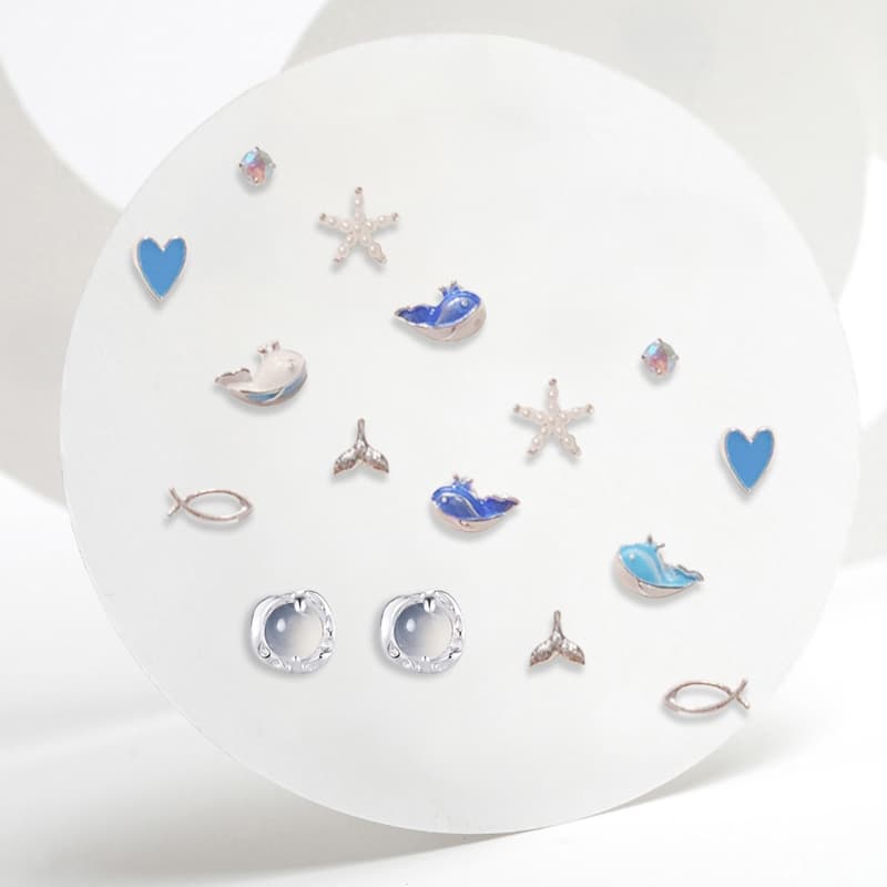 Серьги Серьги-гвоздики Ringlove из сплава женские - изображение 3