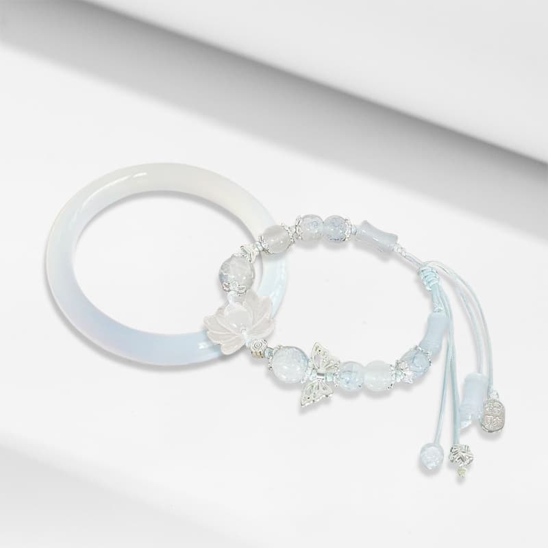 Браслет Ringlove Цветное стекло Браслеты из нефрита Женские - изображение 2