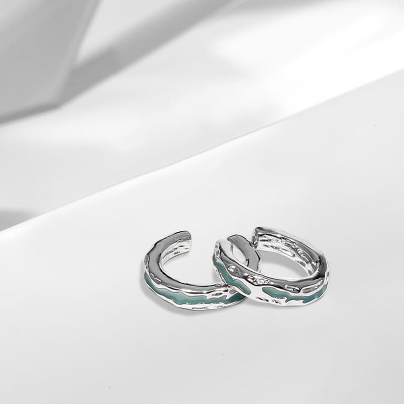 Серьги Ringlove с металлической основой и заколками унисекс - изображение 2