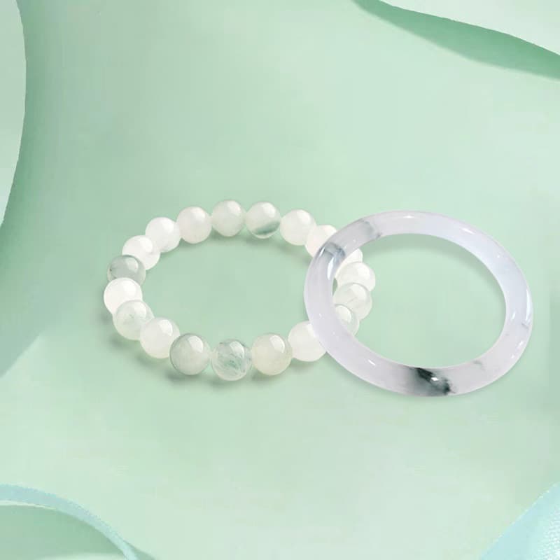 Ringlove Искусственный синтетический материал Искусственное цветное стекло Нефритовые браслеты Женские - изображение 2