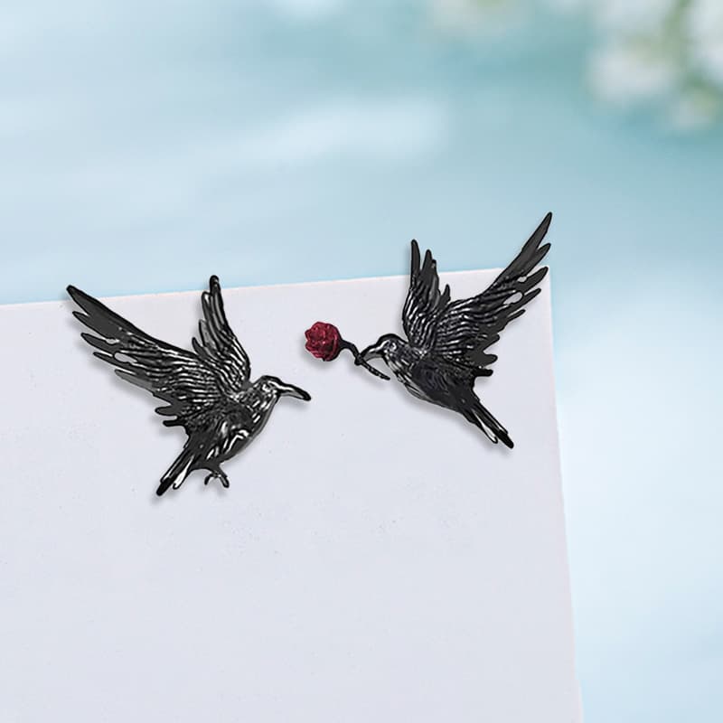 Серьги Серьги-гвоздики Ringlove из сплава унисекс - изображение 3
