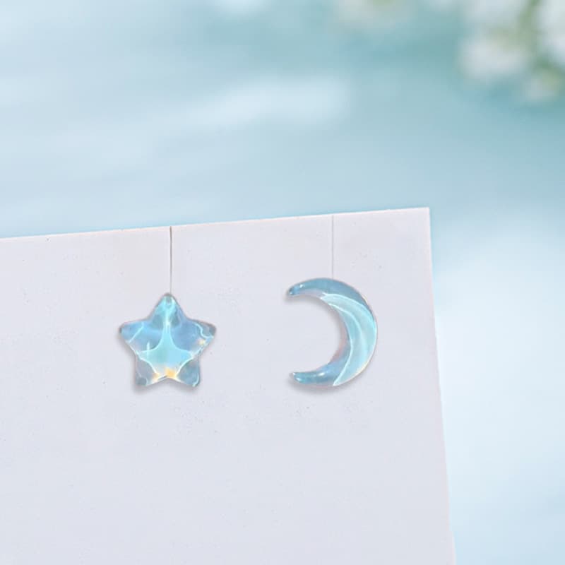 Серьги Серьги-гвоздики Ringlove из смолы женские - изображение 3
