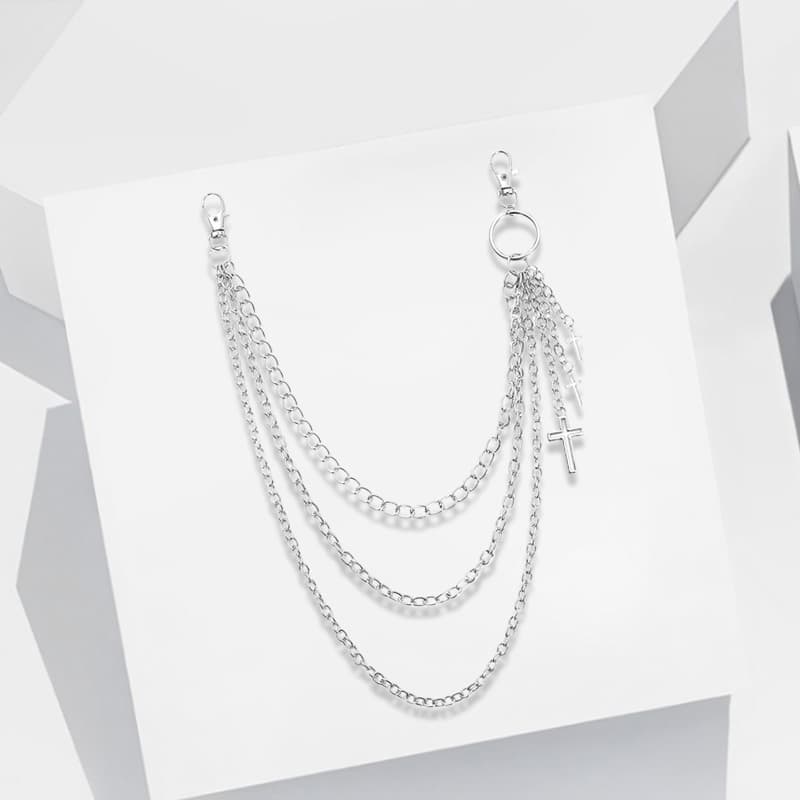Цепь для брюк Ringlove Металлические цепочки для брюк унисекс - изображение 3