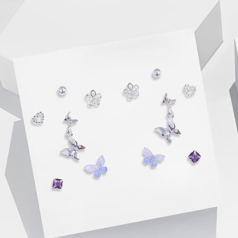 Серьги Серьги-гвоздики Ringlove из сплава женские - изображение 3