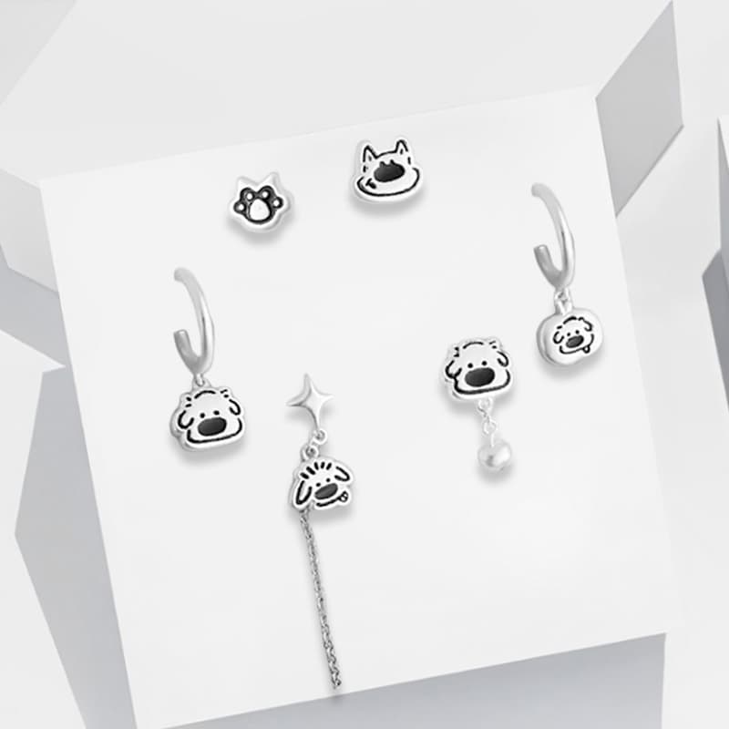 Серьги Серьги-гвоздики Ringlove из сплава женские - изображение 3