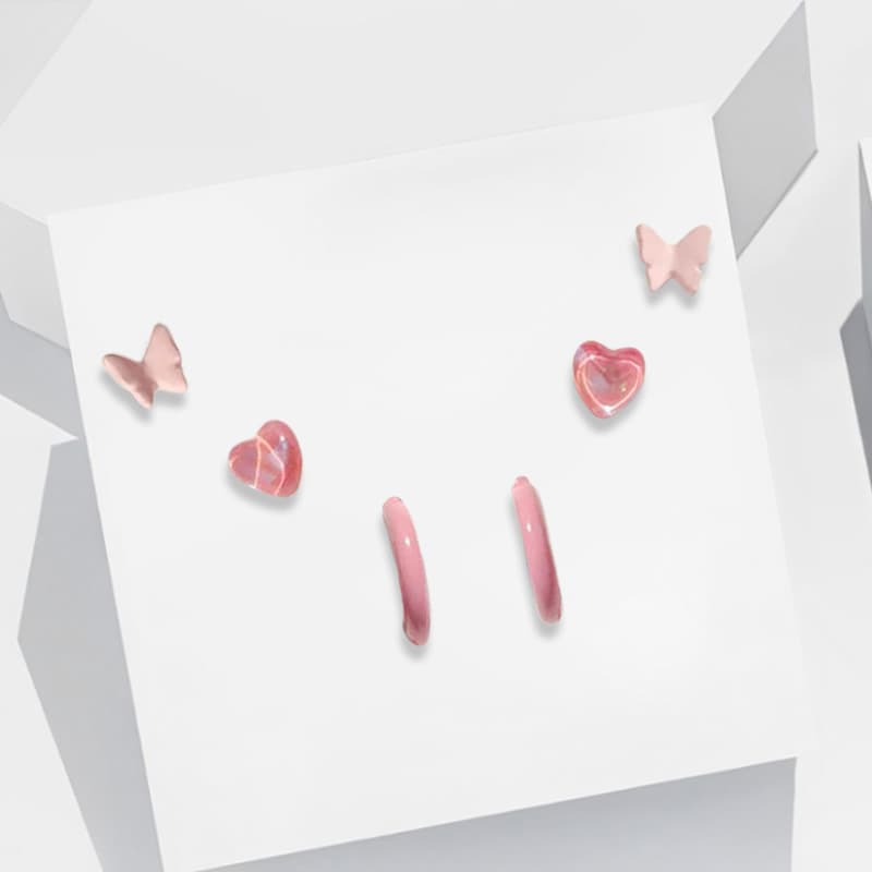 Серьги Серьги-гвоздики Ringlove из сплава женские - изображение 3