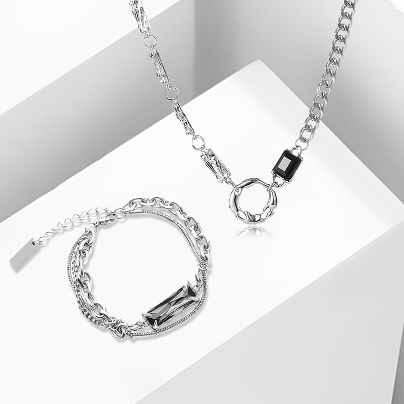 Ожерелье Ringlove ZIRCONIUM Титановое стальное ожерелье унисекс - изображение 3