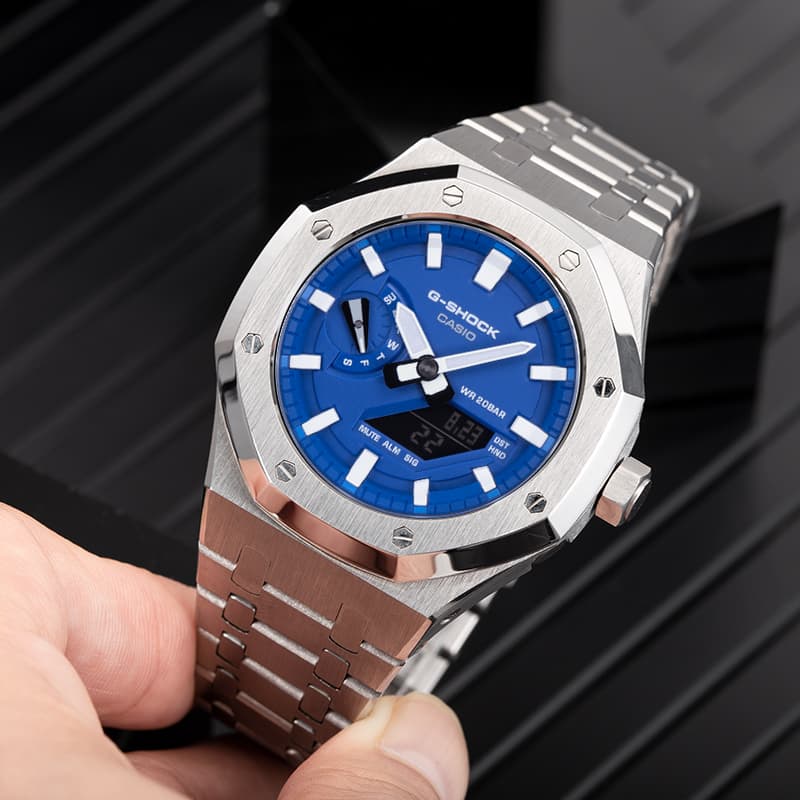 Часы Casio GA-2100HC-2A Blue - изображение 2