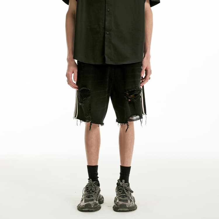 Джинсовые шорты IMXS Denim Shorts Black - изображение 3