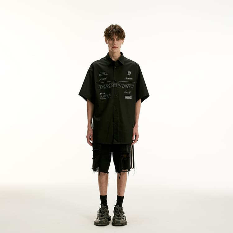 Джинсовые шорты IMXS Denim Shorts Black - изображение 5