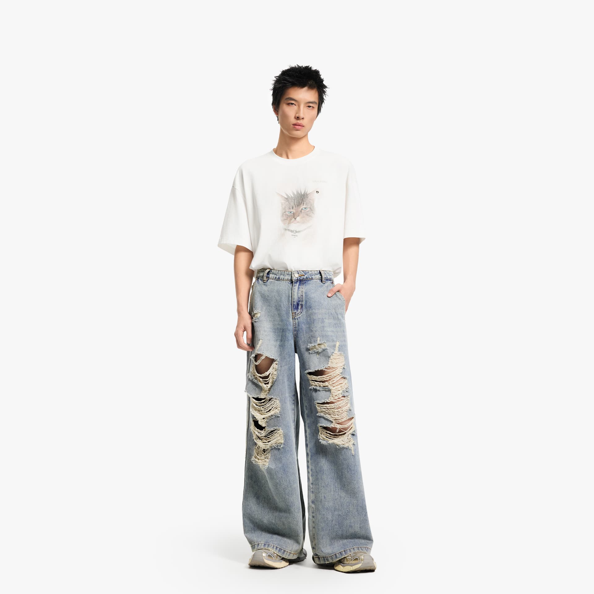 Штаны IMXS Vintage Loose Fit Jeans - изображение 7