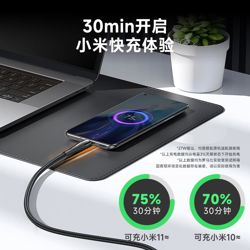 ROMOSS USB to Type-c 1.2m2m100W - изображение 2