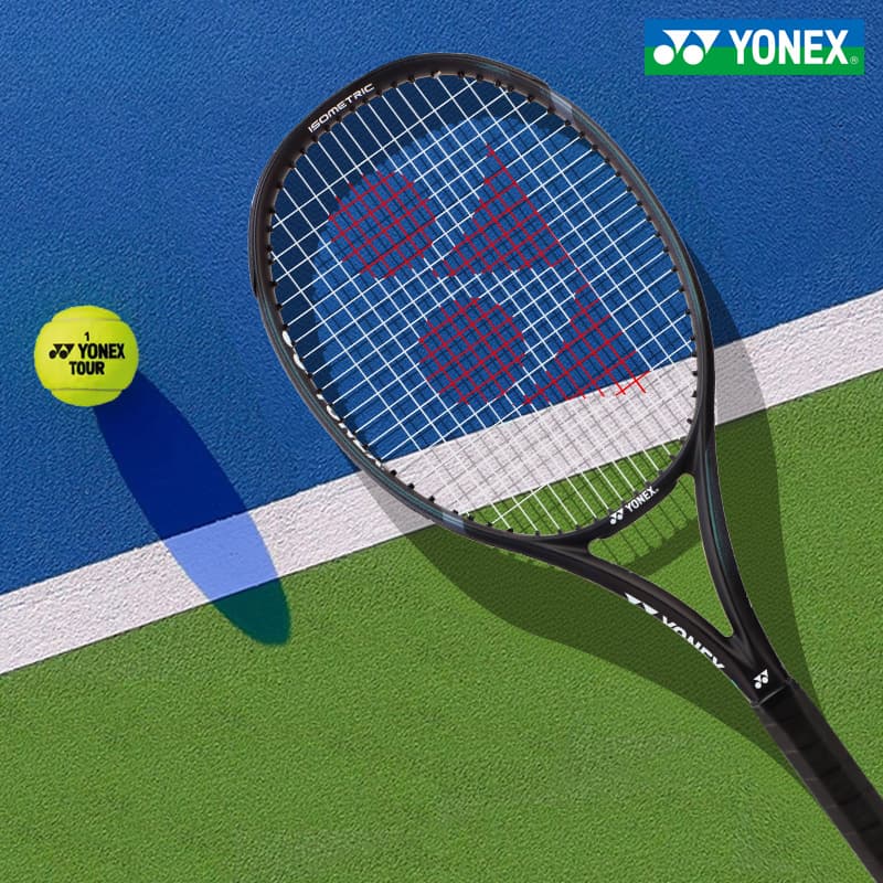 YONEX 07EZAGC 260г Ракетка Вес 102 Квадратный Дюймовый Голова Размер Темно-ночной Озерно-голубой Унисекс - изображение 3