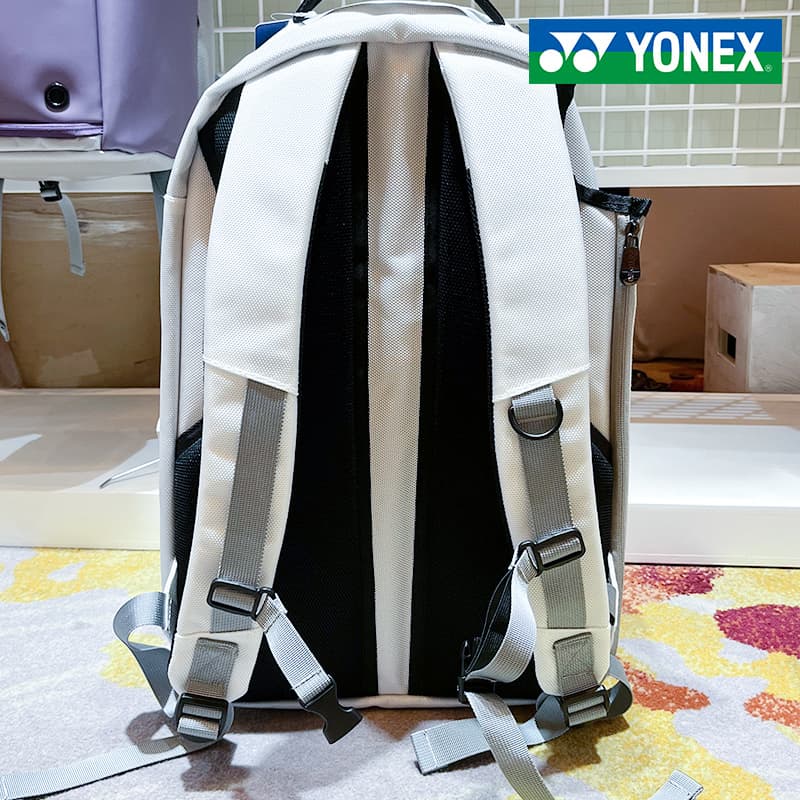 Рюкзак YONEX Естественный и Экологичный Коллекция Ткань + Искусственная Кожа Рюкзак Унисекс Жемчужно-Белый - изображение 2