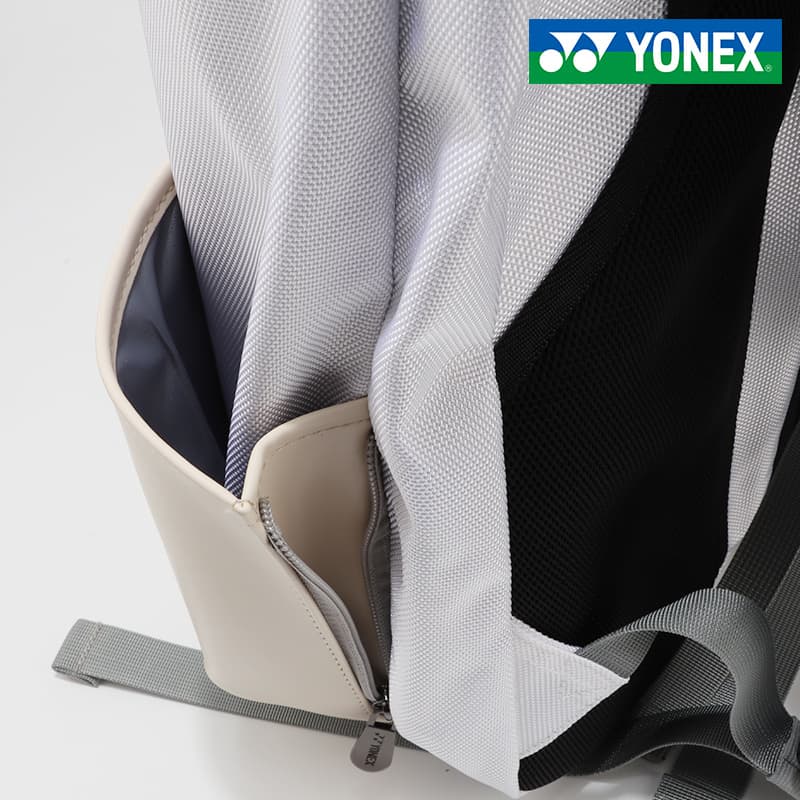 Рюкзак YONEX Естественный и Экологичный Коллекция Ткань + Искусственная Кожа Рюкзак Унисекс Жемчужно-Белый - изображение 7