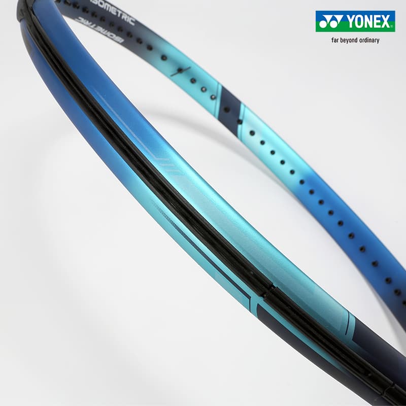 YONEX 07EZAGC 260г Ракетка Вес 102 Квадратный Дюймовый Голова Размер Темно-ночной Озерно-голубой Унисекс - изображение 10
