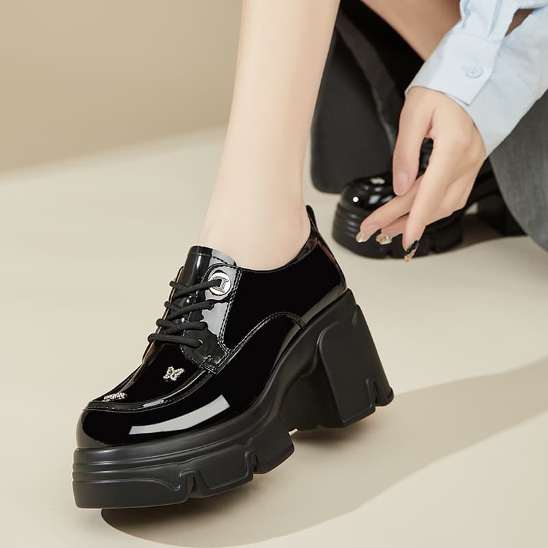 Лоферы DAPHNE PU 8cm - изображение 6