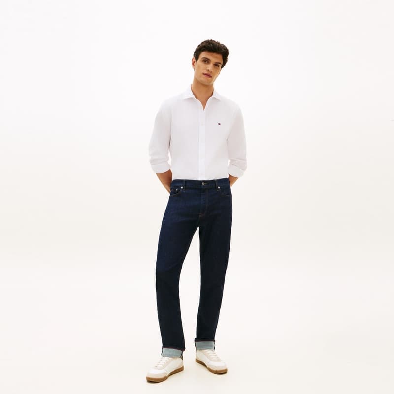 Штаны Tommy Hilfiger Джинсовый Синий 1BK Мужские Джинсы - изображение 5