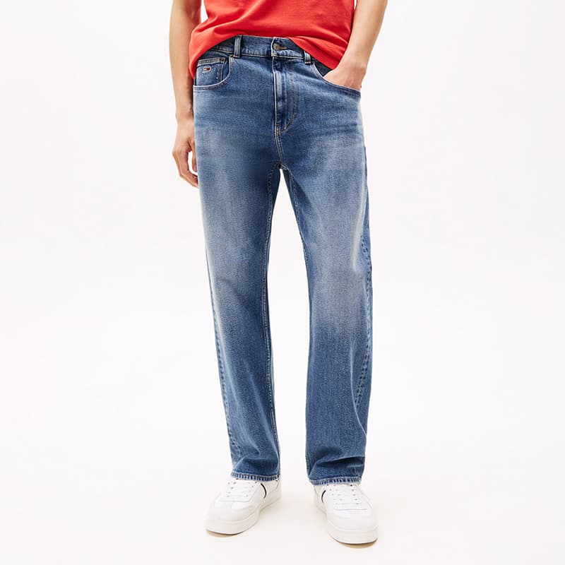 Штаны Tommy Hilfiger Джинсовый Синий 1A5 Мужские Джинсы - изображение 3