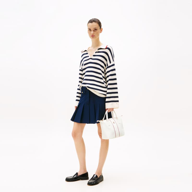 Сумка Tommy Hilfiger Полиамид Сумка Большая Женская Темно-Синяя Белая - изображение 14