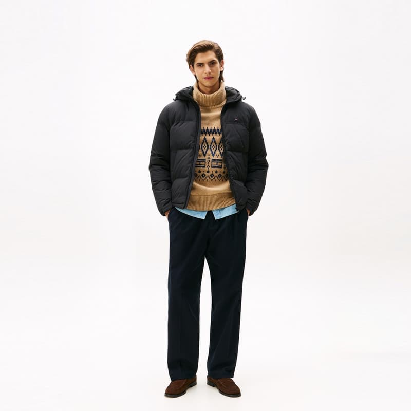 Зимняя куртка Tommy Hilfiger Мужской пуховик - изображение 5