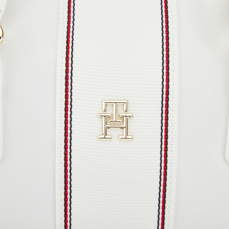 Сумка Tommy Hilfiger Полиамид Сумка Большая Женская Темно-Синяя Белая - изображение 12