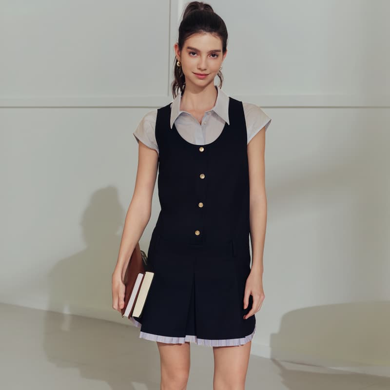 Блузка Tommy Hilfiger Синие Белые Полоски 0A6 Женская Рубашка - изображение 5