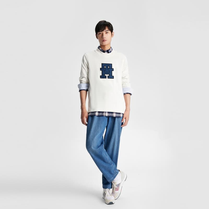 Футболка Tommy Hilfiger Длинный рукав Т-рубашка Мужская - изображение 11