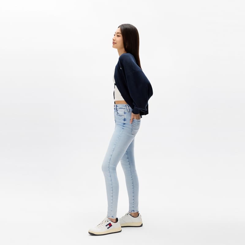 Джинсы Tommy Hilfiger Джинсы Женские Синие 1AB - изображение 8