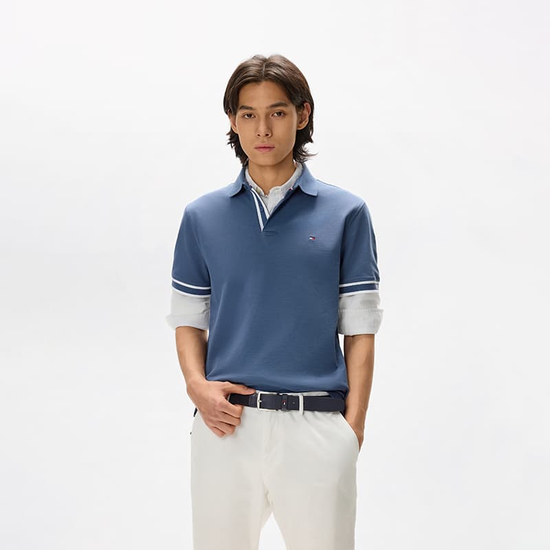 Ремень Tommy Hilfiger Ремни из спилочной коровьей кожи Мужской 3,5 см - изображение 15