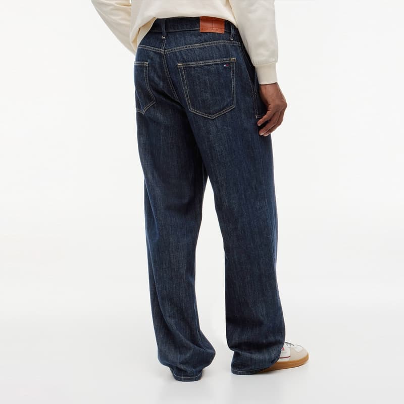 Штаны Tommy Hilfiger Темно-дженговый синий 1BK Мужские джинсы - изображение 4