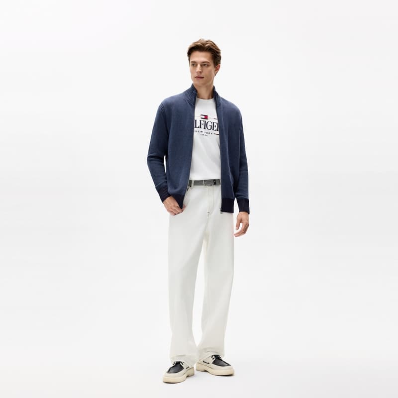 Tommy Hilfiger Темно-синий 0GZ Мужской Трикотаж - изображение 5